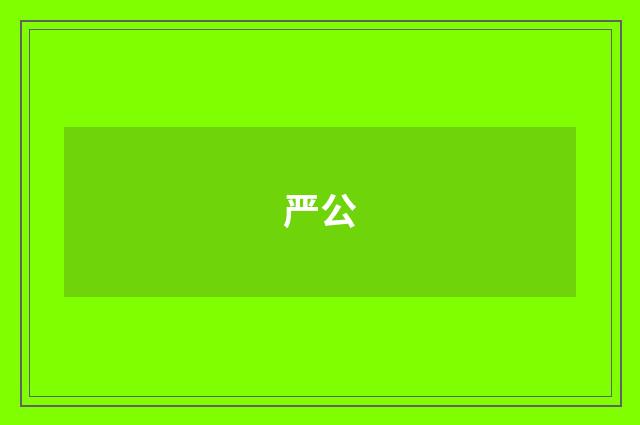 严公
