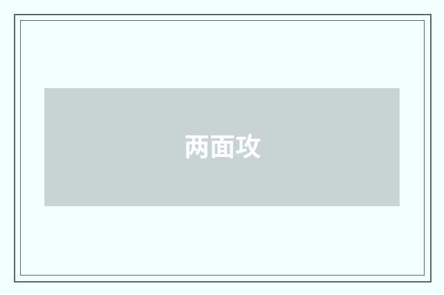 两面攻