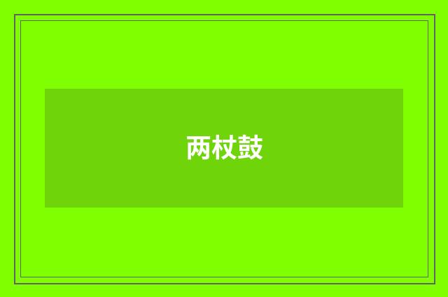 两杖鼓