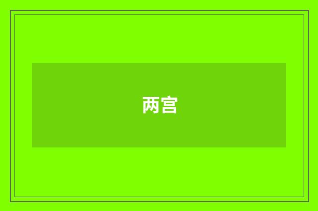 两宫