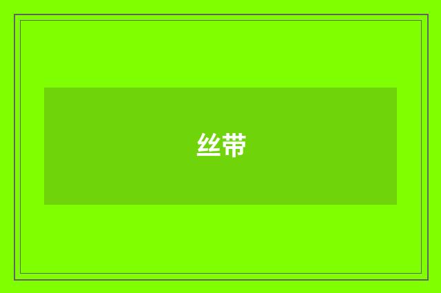 丝带
