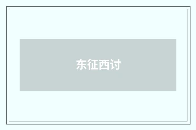 东征西讨