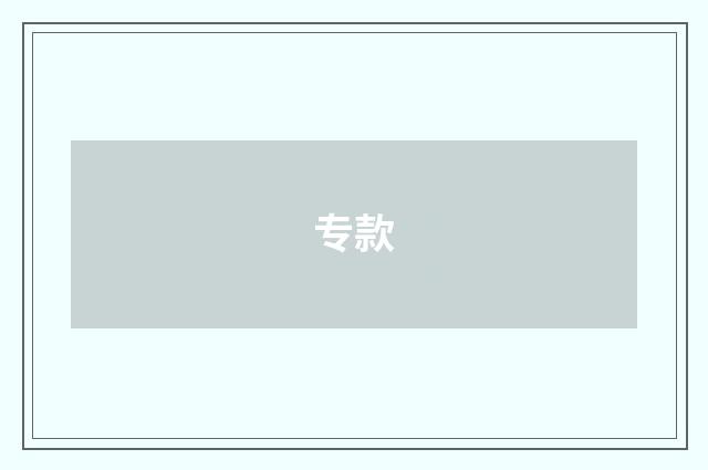 专款
