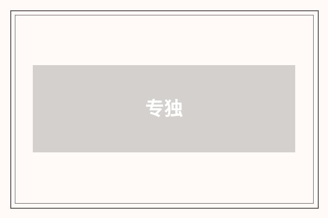 专独