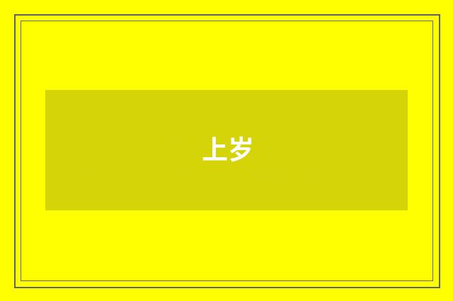 上岁