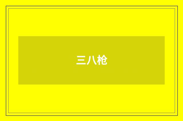 三八枪