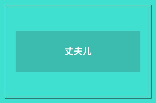丈夫儿