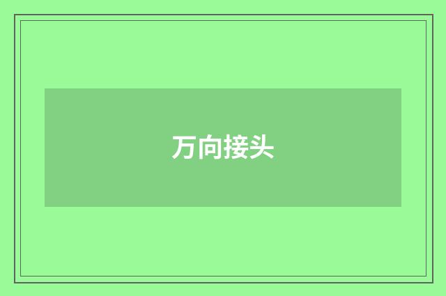 万向接头