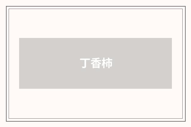 丁香柿
