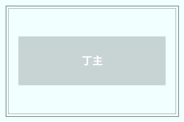 丁主