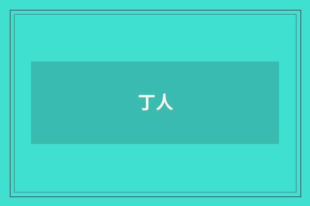 丁人