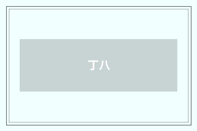 丁八