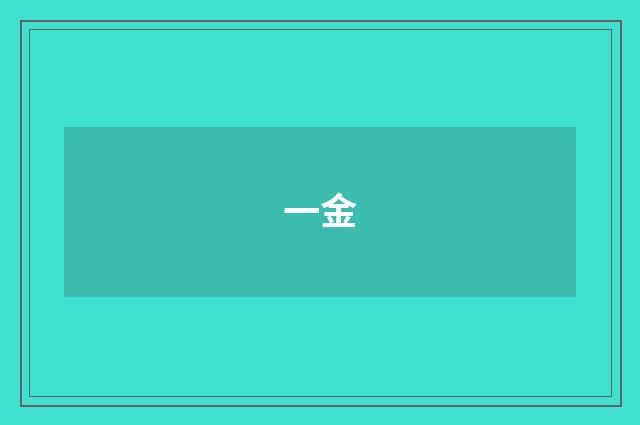 一金