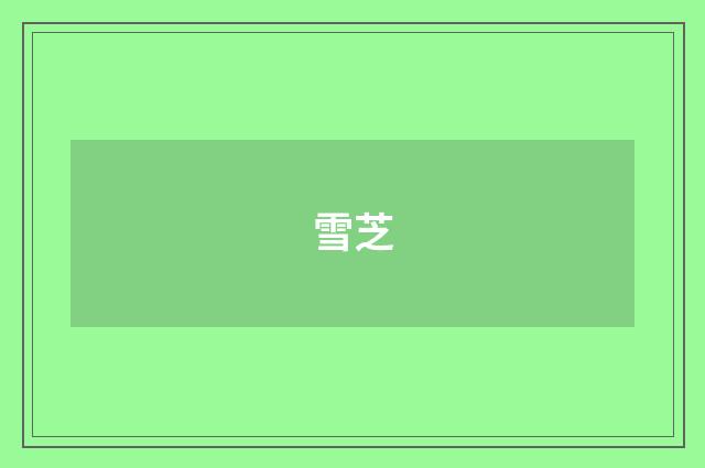 雪芝