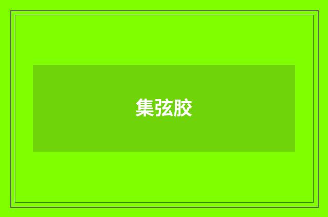 集弦胶