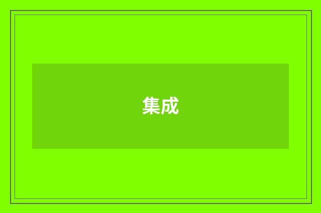集成