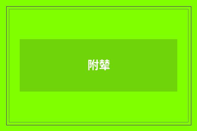 附辇