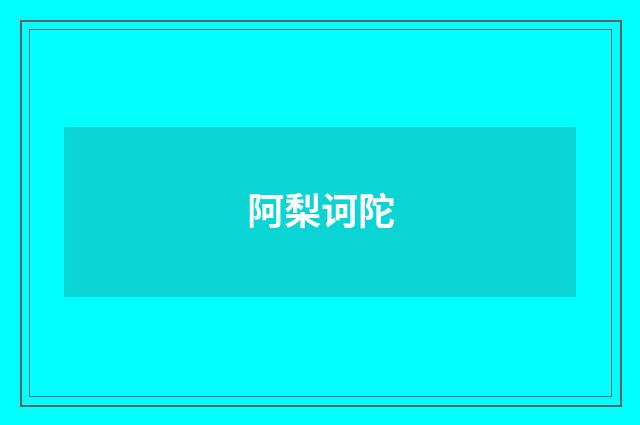 阿梨诃陀