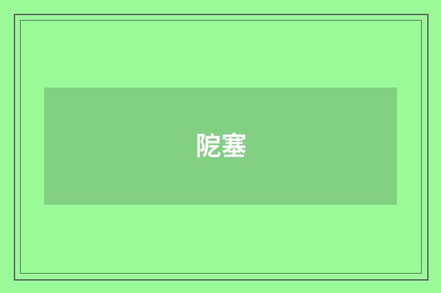阸塞