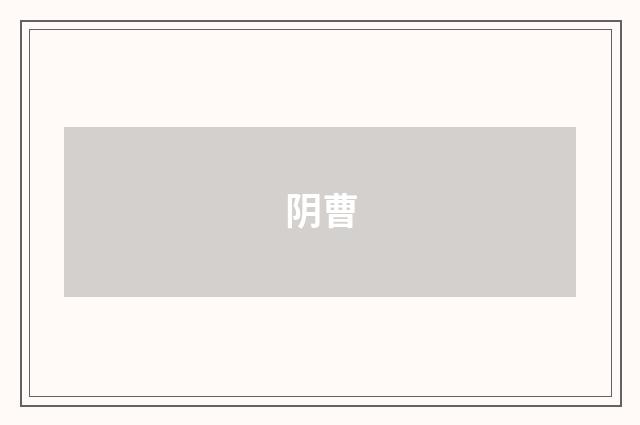 阴曹