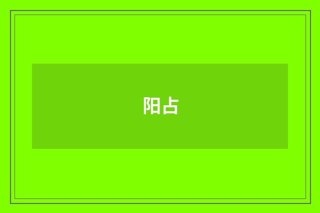 阳占