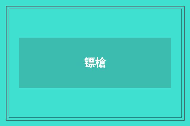 镖槍