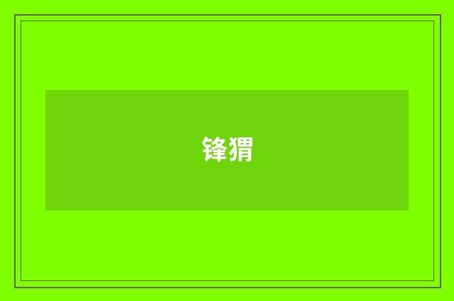 锋猬