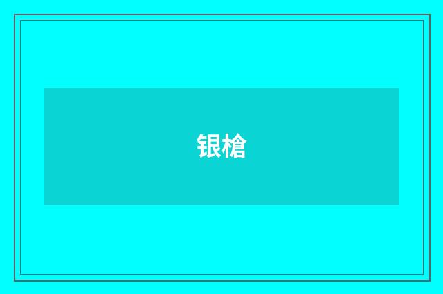 银槍