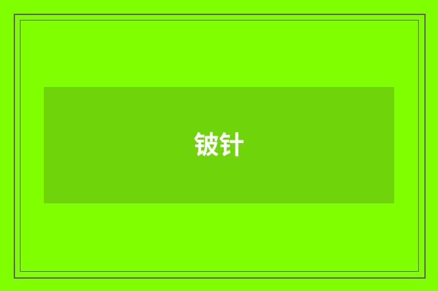 铍针