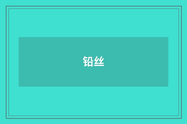铅丝