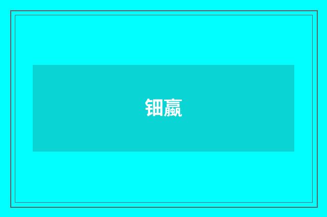 钿蠃
