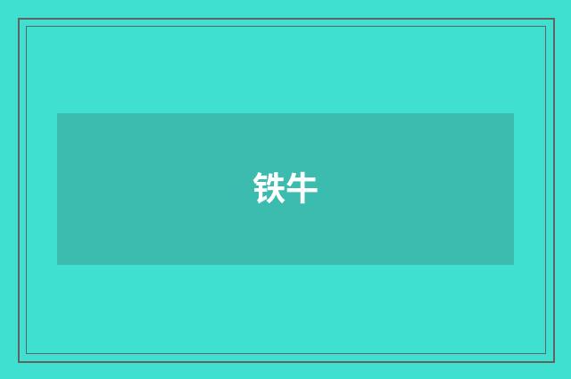 铁牛