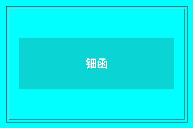 钿函