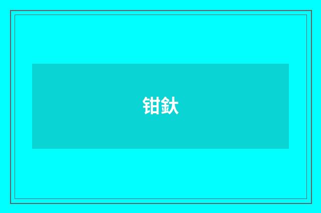 钳釱