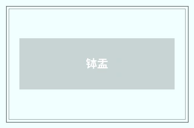 钵盂
