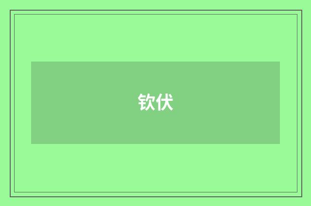 钦伏