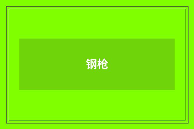 钢枪