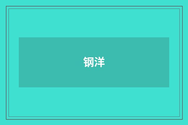 钢洋