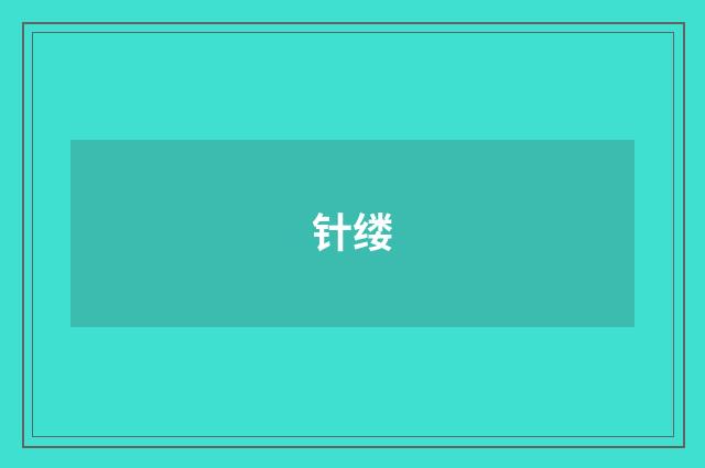 针缕