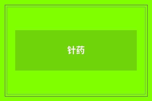 针药