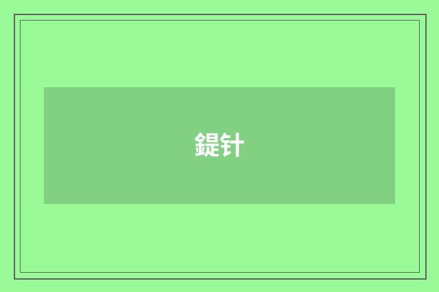 鍉针