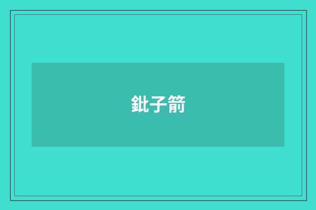 鈚子箭