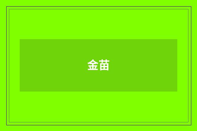 金苗