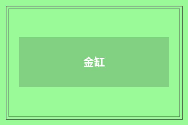 金缸