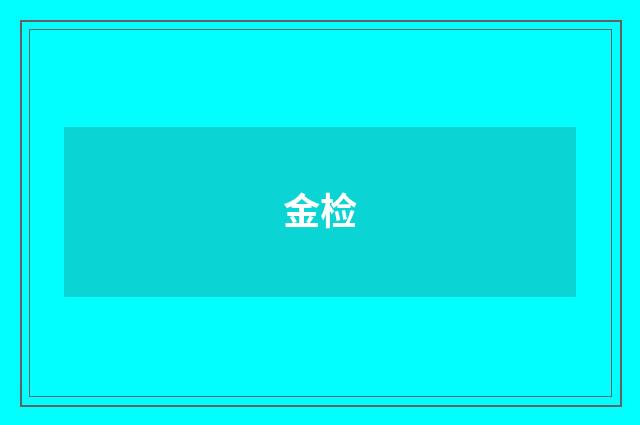 金检
