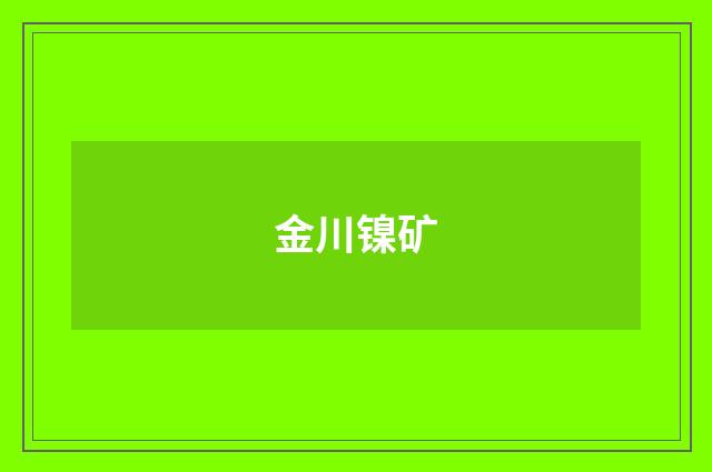 金川镍矿