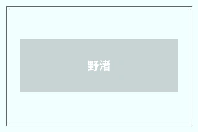 野渚