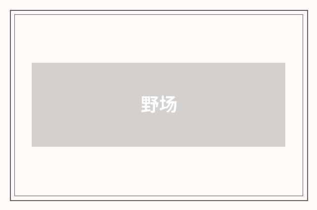 野场