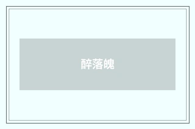 醉落魄