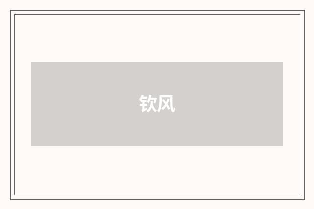 钦风